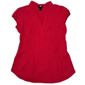 Y2K H&M Womens Size 6 V-Neck Blouse